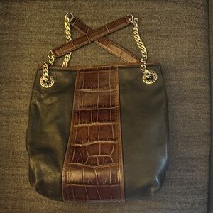 Elegant Brighton Brown and Black Women's Bag